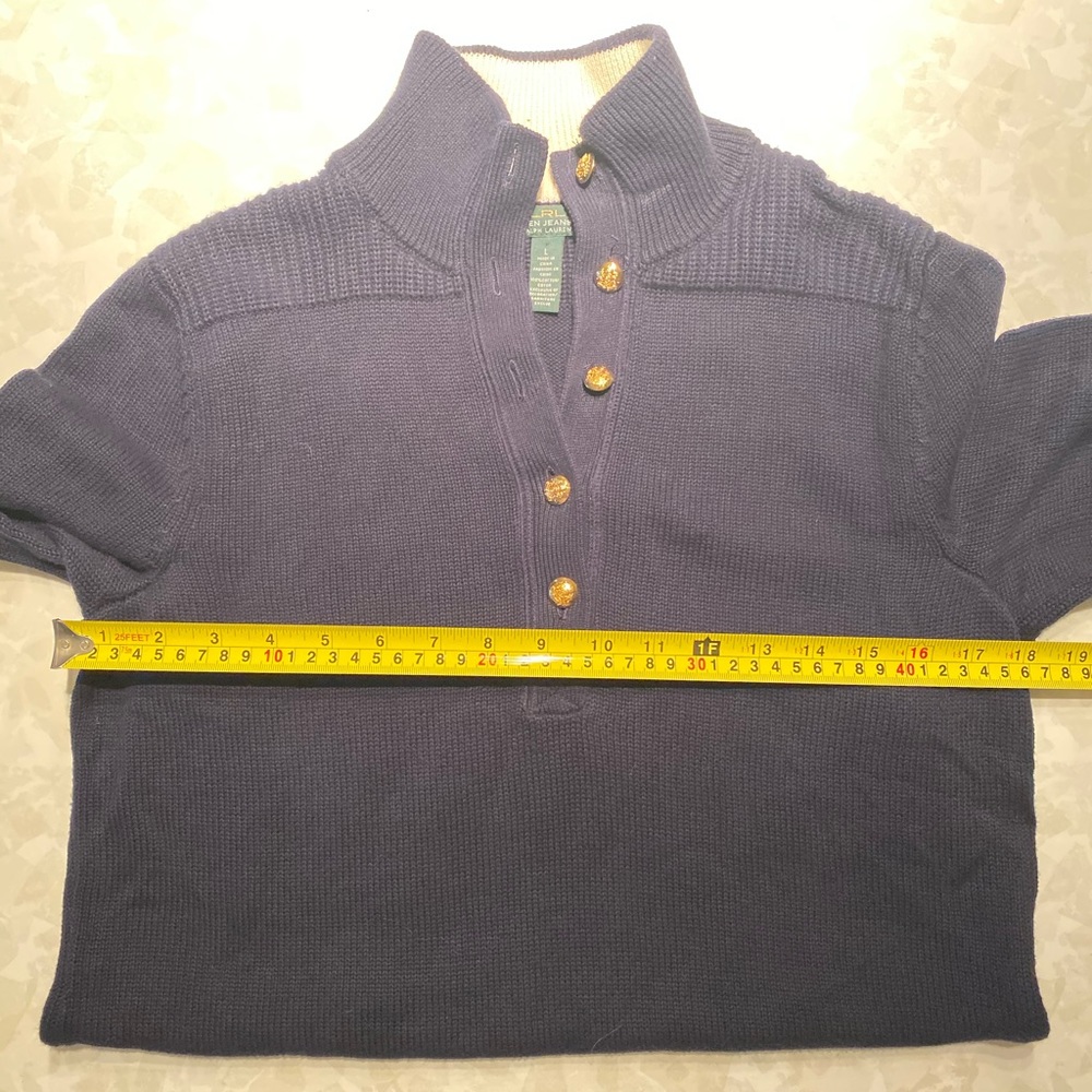 LRL Navy Pullover - Picture 6 of 7